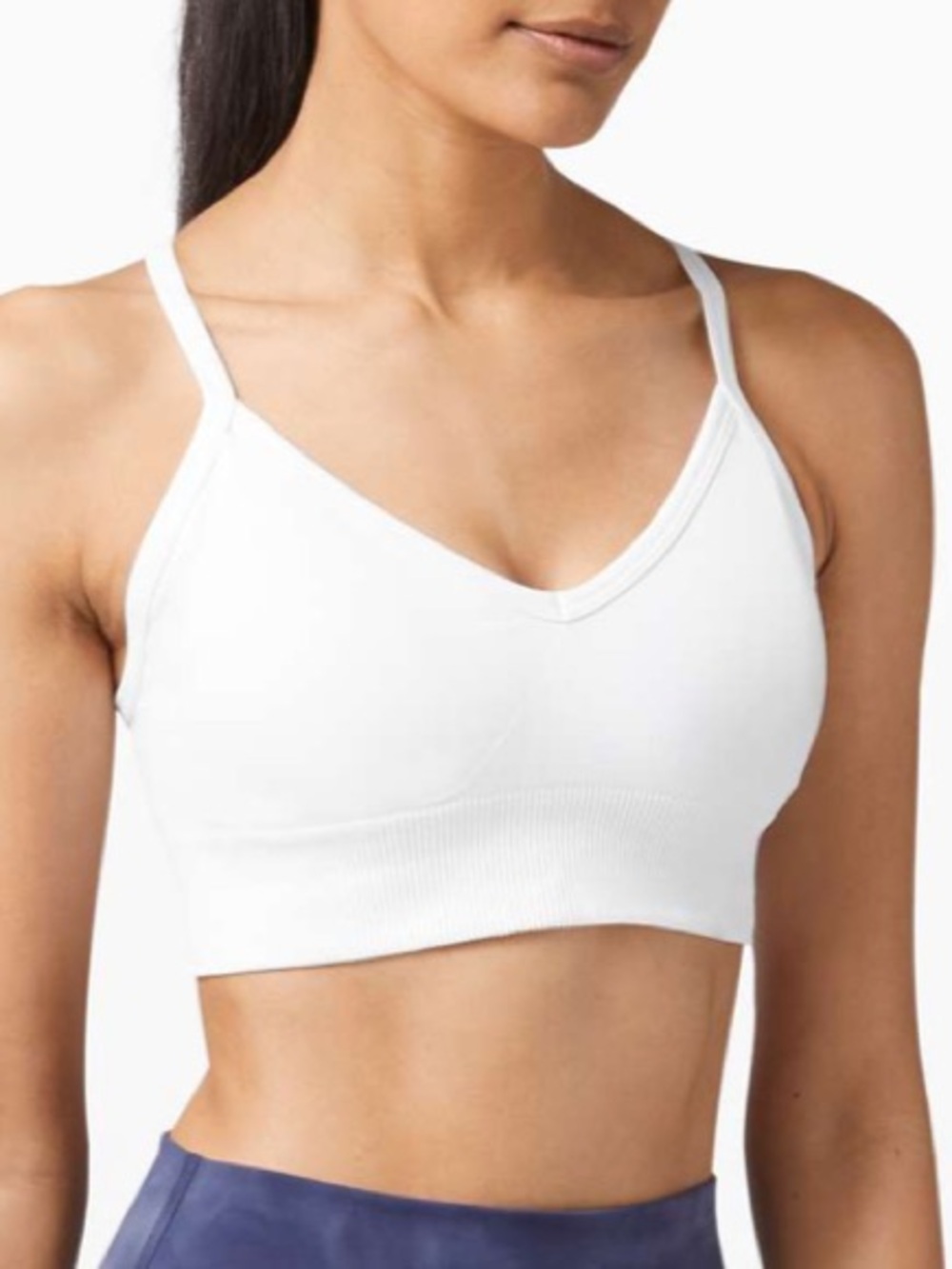 lululemon athletica White Seamless Wireless Bralette
